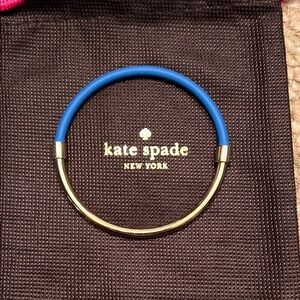 Kate Spade Blue and Gold Bangle